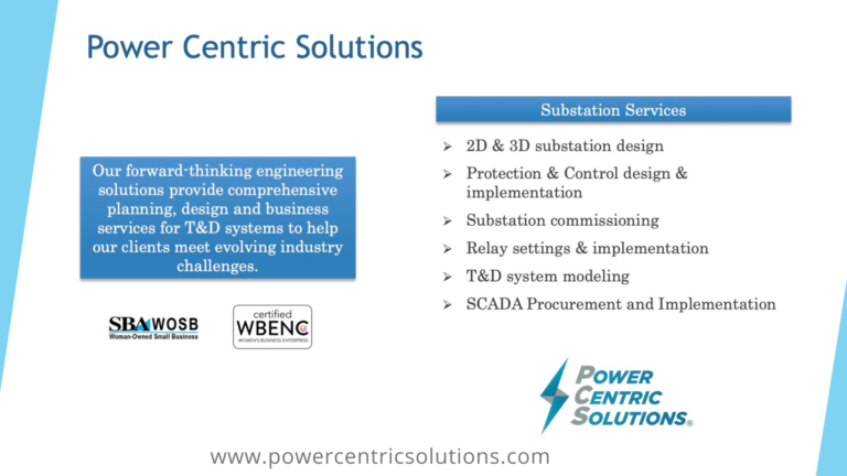 PCS Provides Substation Design Services